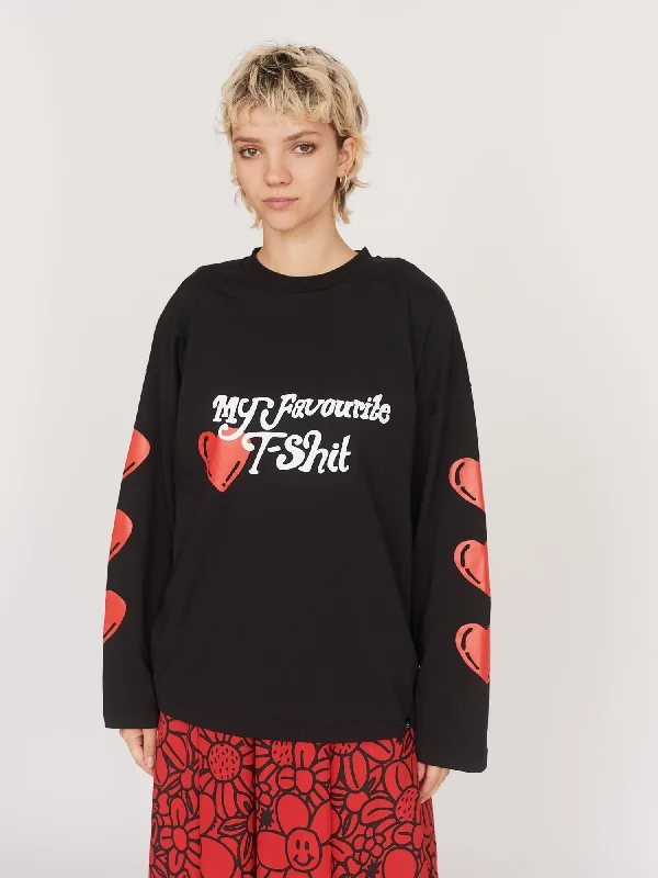 Favourite T-Shit Long Sleeve T-Shirt-- Thin T-Shirt Open Front Quick Dry