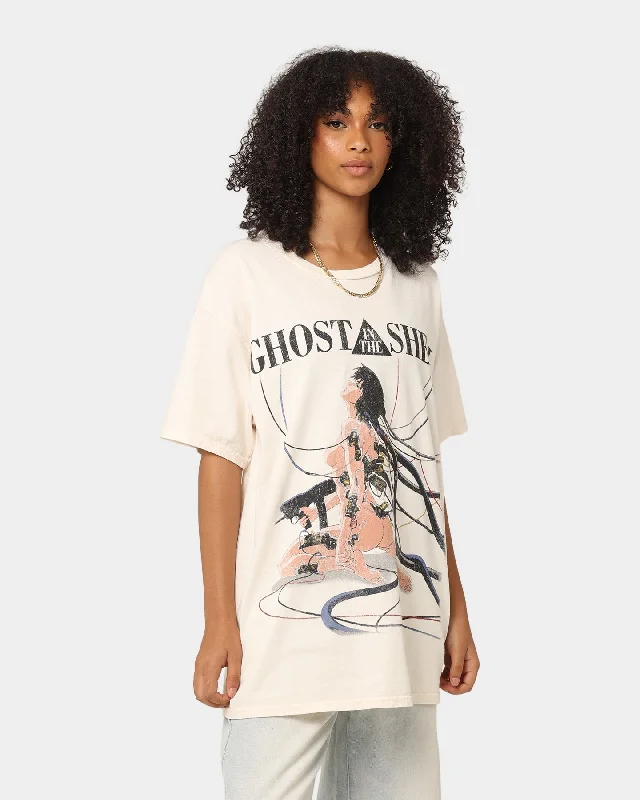 Goat Crew X Ghost In The Shell Major T-Shirt White-- Chenille Blend Fleece Blend Nylon Blend