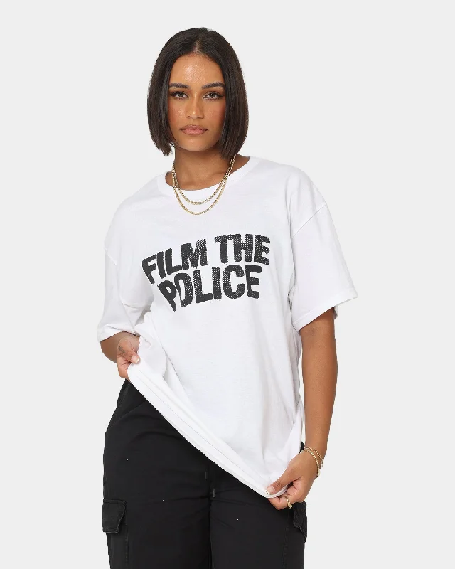 Rats Get Fat A Film T-Shirt White-- Oversized T-Shirt Spandex breathable