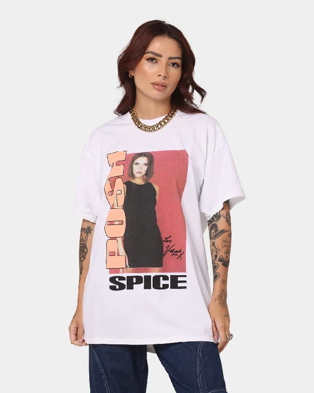 Spice Girls Posh Spice T-Shirt White-- Nylon Fabric Polyester Fabric Spandex Fabric