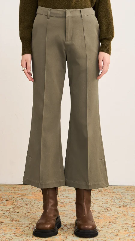 Ladies Pant Trendy High-Waist Trousers