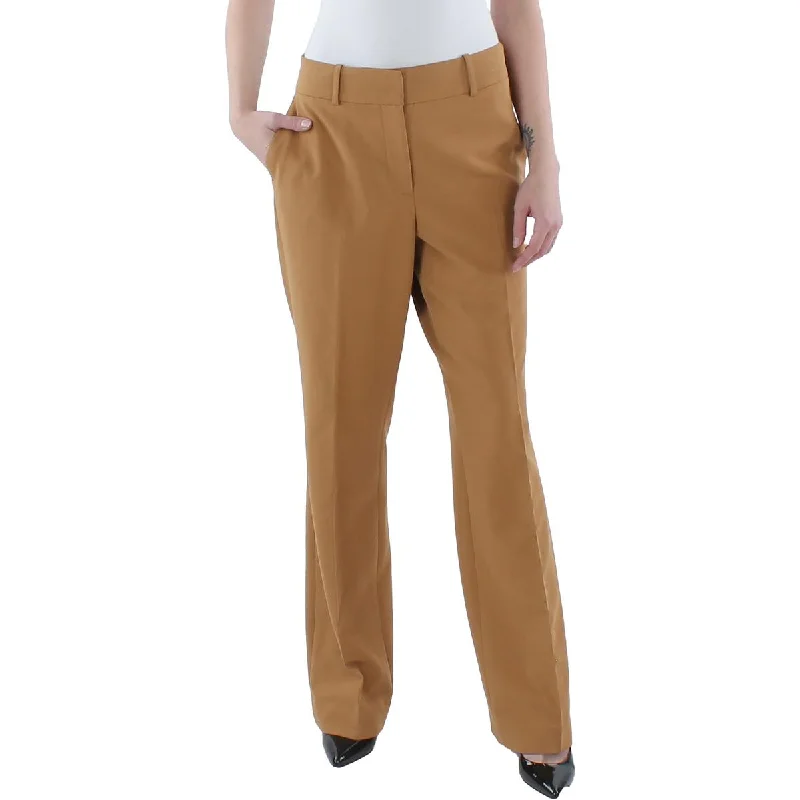 Tommy Hilfiger Womens Sutton Slim Full Length Bootcut Pants Soft Stretch Trousers