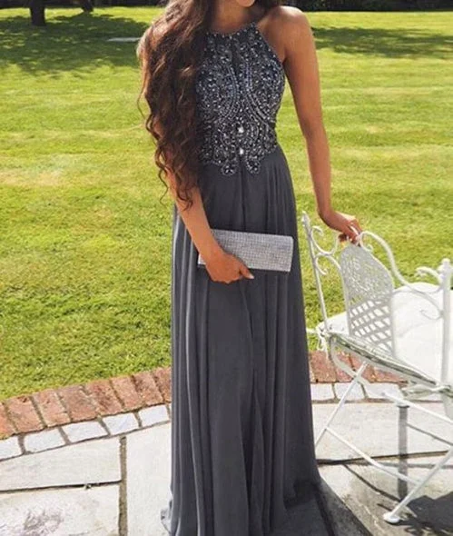 Silver Grey Prom Dresses, Evening Gown, Graduation School Party Dress, Winter Formal Dress Tunics Hiking breathable Silver Grey Prom Dresses, Evening Gown, Graduation School Party Dress, Winter Formal Dress Tunics Hiking breathable