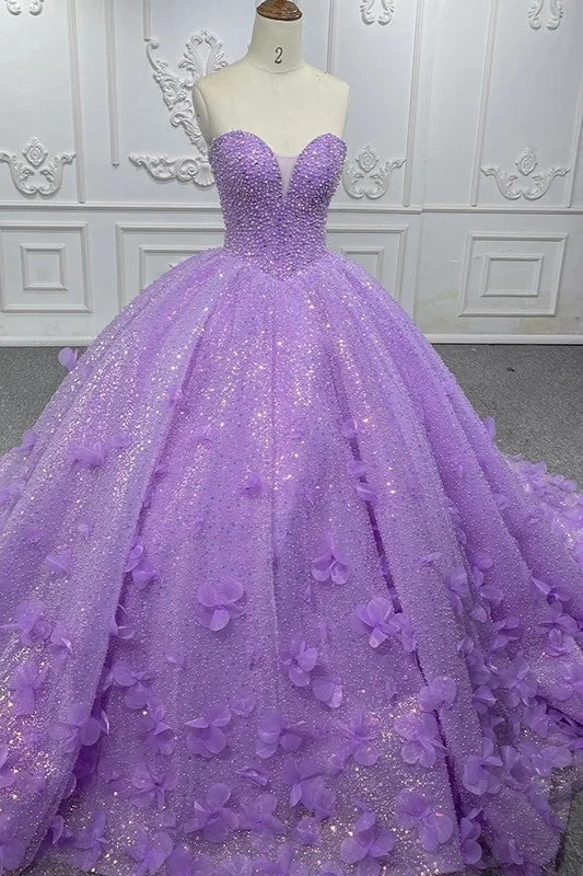 Quinceanera Dress Sparkly Beading Appliques Evening Party Dress Strapless Sweetheart Ball Gown Crew Neckline Sporty Quinceanera Dress Sparkly Beading Appliques Evening Party Dress Strapless Sweetheart Ball Gown Crew Neckline Sporty