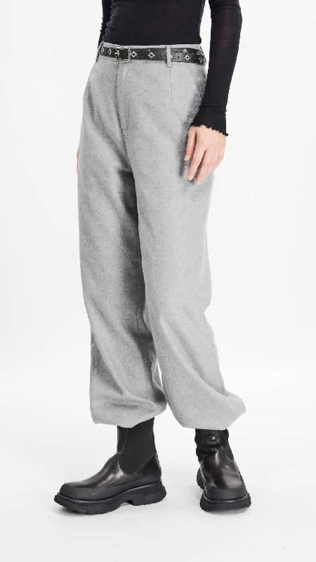 Balloon Pants Soft Stretch Trousers