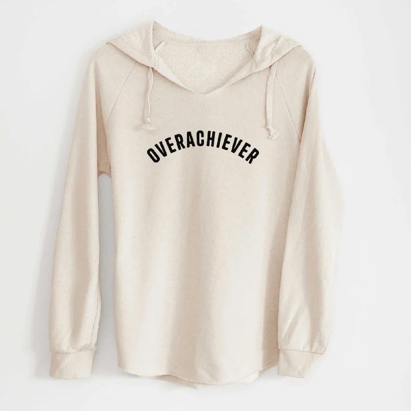 Overachiever - Articulate Collection - Cali Wave Hooded Sweatshirt Hoodie with Raw Hem Edgy Unfinished Overachiever - Articulate Collection - Cali Wave Hooded Sweatshirt Hoodie with Raw Hem Edgy Unfinished