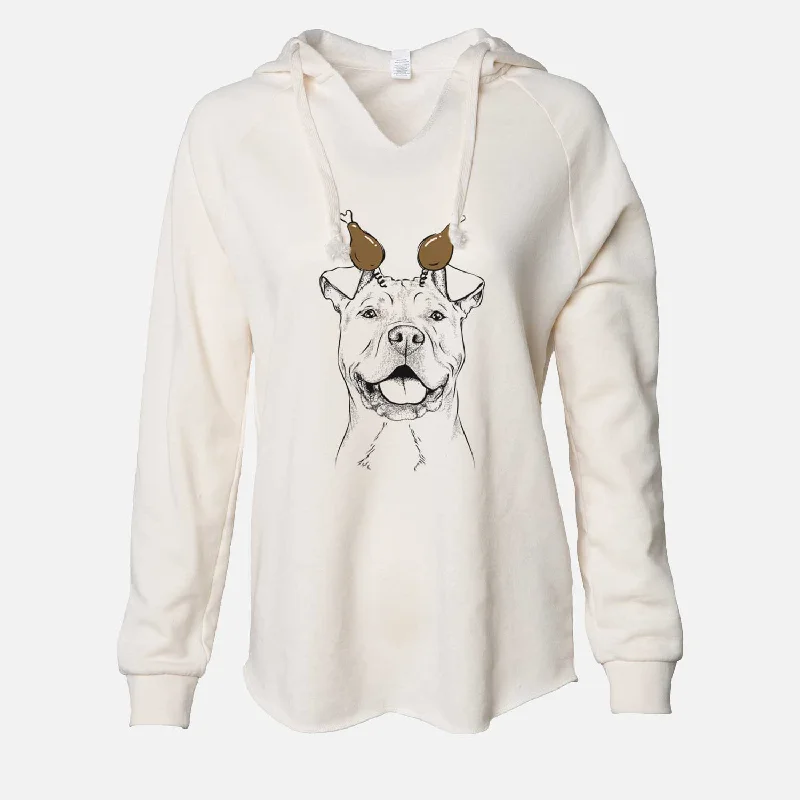 Thanksgiving Bubba Scraps the American Staffordshire Mix - Cali Wave Hooded Sweatshirt Hoodie with Sequins Glamorous Eye-catching Thanksgiving Bubba Scraps the American Staffordshire Mix - Cali Wave Hooded Sweatshirt Hoodie with Sequins Glamorous Eye-catching