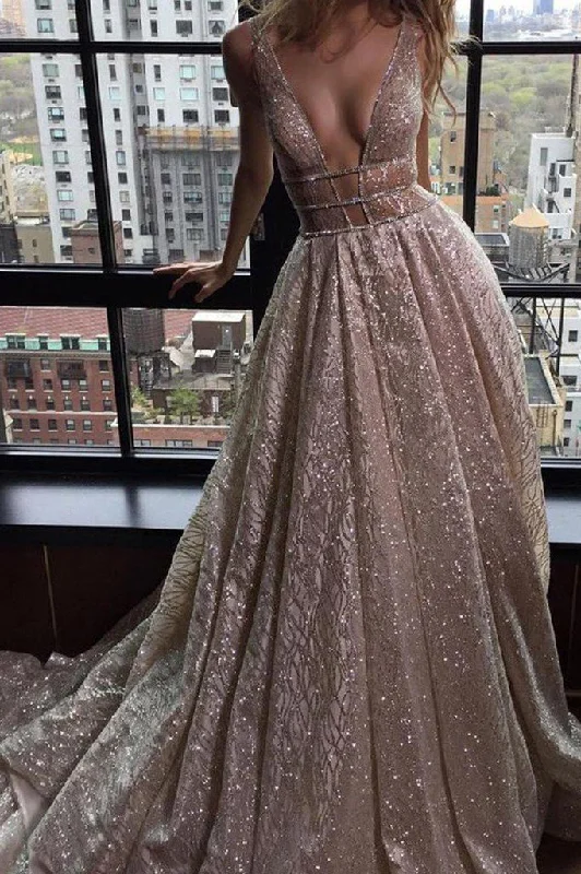 Modest A-line Silver Tulle V-Neck Rhinestone Prom Evening Dresses Party Dress OK580 Tunics Practical easy-care Modest A-line Silver Tulle V-Neck Rhinestone Prom Evening Dresses Party Dress OK580 Tunics Practical easy-care