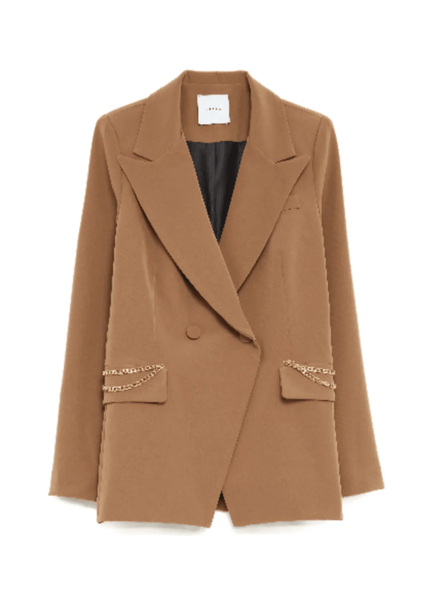 BROWN BLAZER WITH CHAINS Women's Classic Blazer