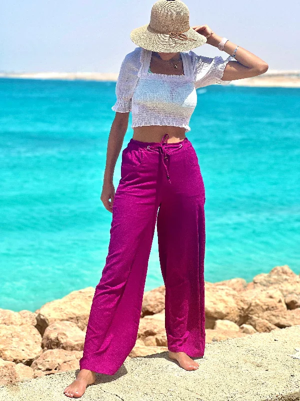 Berry Bloom Pants Trendy Work Pants