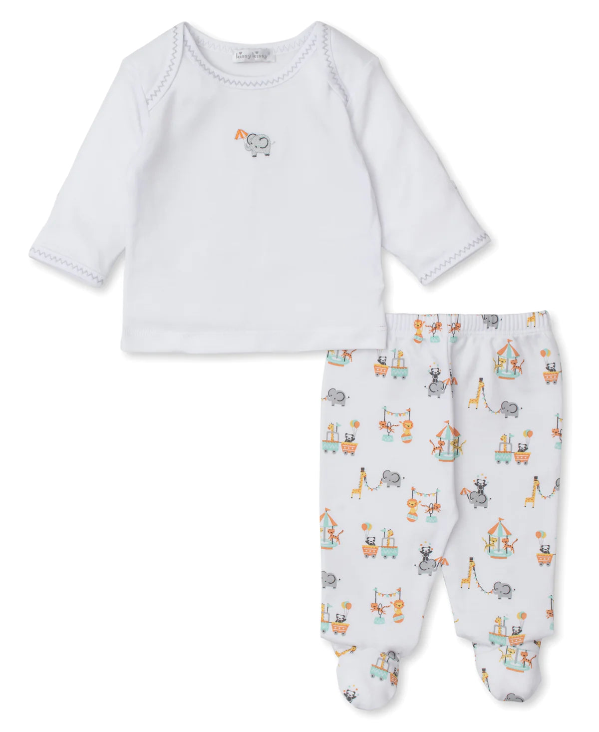Circus Crew Footed Pant Set Comfy High-Waist Jeans