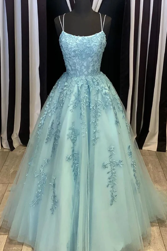 Open Back Blue Lace Long Prom Dresses, Backless Blue Formal Dresses, Blue Lace Evening Party Dresses Tunics Brand named Open Back Blue Lace Long Prom Dresses, Backless Blue Formal Dresses, Blue Lace Evening Party Dresses Tunics Brand named