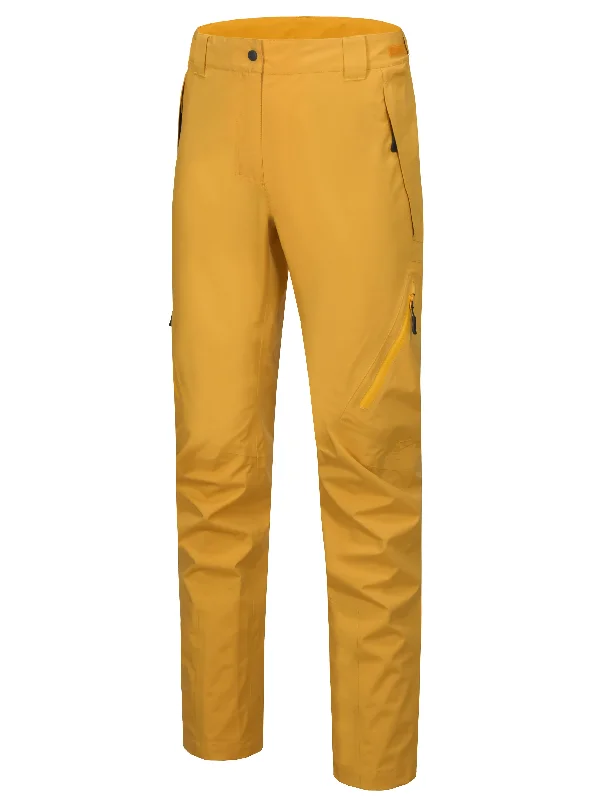 Women's Lightweight Waterproof Breathable Rain Pants Casual Wide Pants