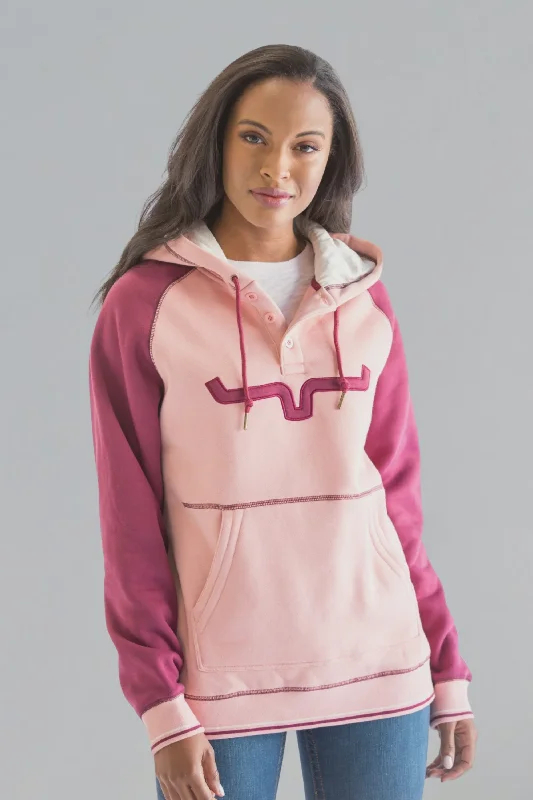 WOMENS AMIGO FLEECE HOODIE Hoodie with Slit Hem Functional Movement