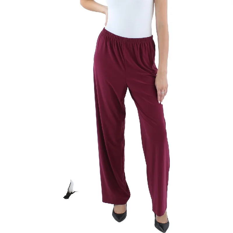R&M Richards Womens Solid  Dress Pants Trendy Printed Leggings