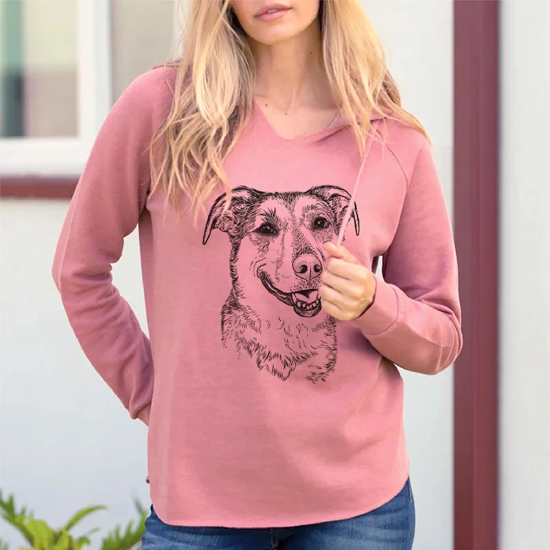 Bare Pippin the Shepherd Mix - Cali Wave Hooded Sweatshirt Oversized Hoodie Comfort Casual Bare Pippin the Shepherd Mix - Cali Wave Hooded Sweatshirt Oversized Hoodie Comfort Casual