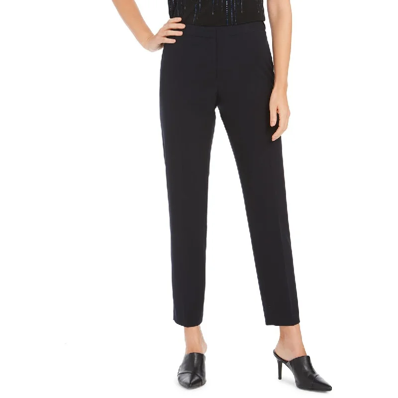 Calvin Klein Womens Slim Workwear Straight Leg Pants Relaxed Lounge Trousers