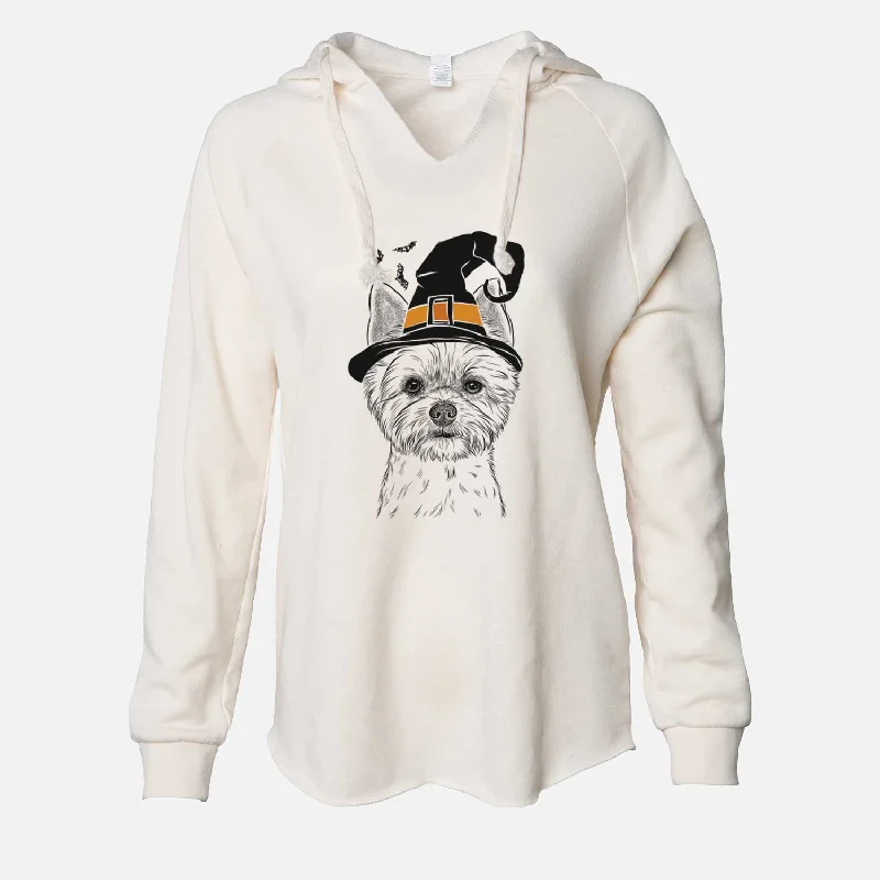 Witch Chewy the Yorkshire Terrier - Cali Wave Hooded Sweatshirt Hoodie with Tie-Dye Psychedelic Retro Witch Chewy the Yorkshire Terrier - Cali Wave Hooded Sweatshirt Hoodie with Tie-Dye Psychedelic Retro