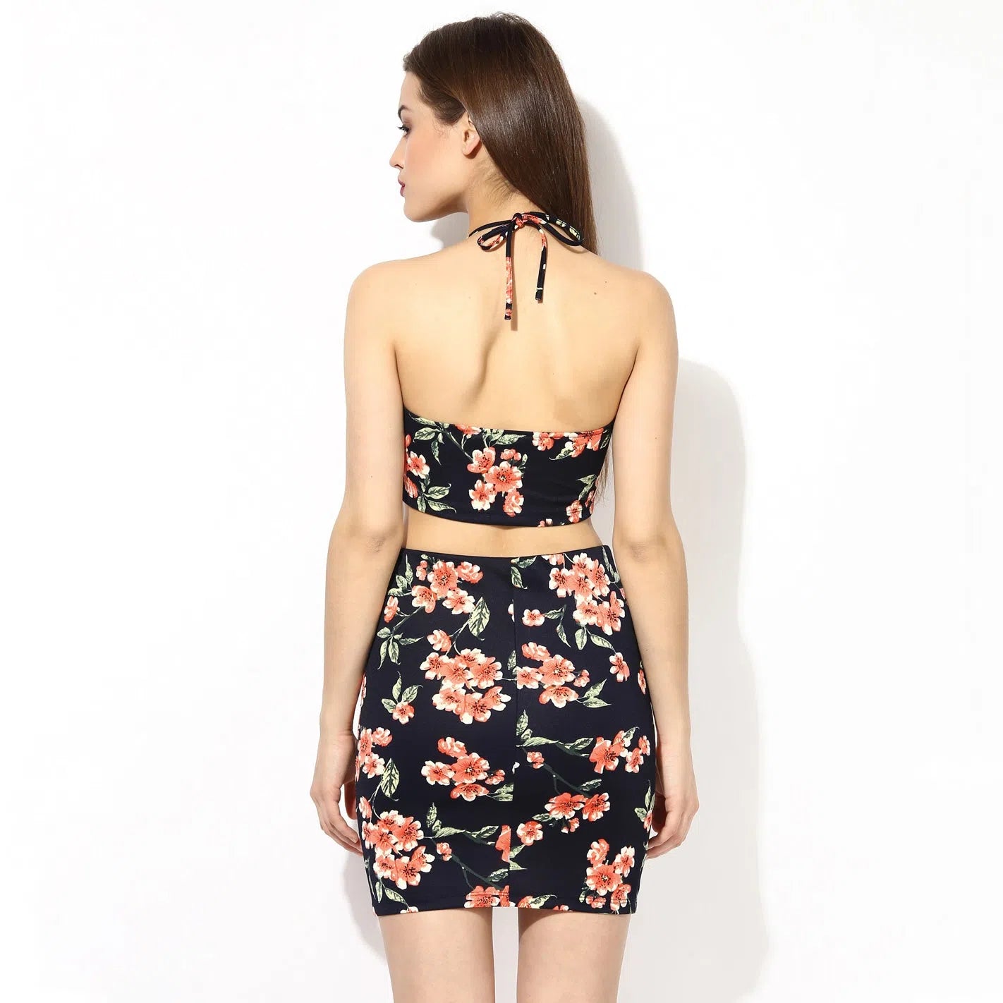 Black Printed Skirt linen skirt natural