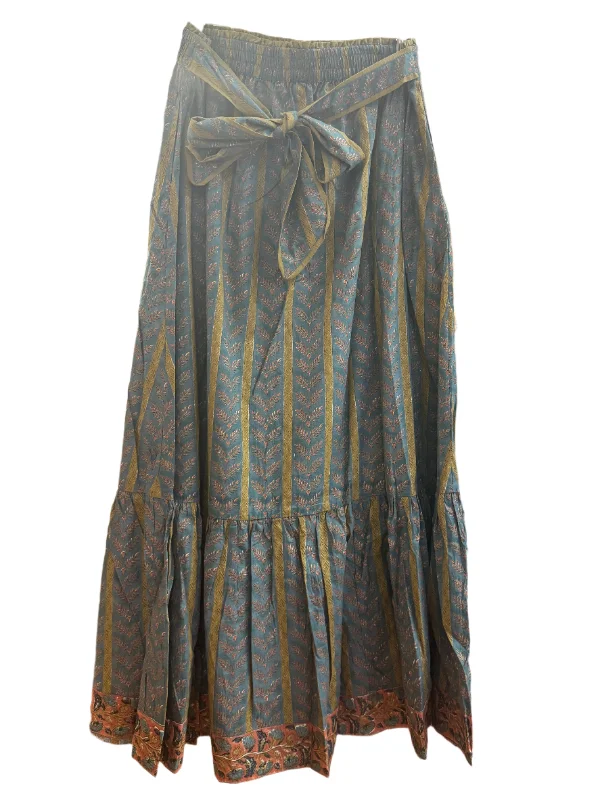 Addison Skirt Vintage Gold satin skirt smooth