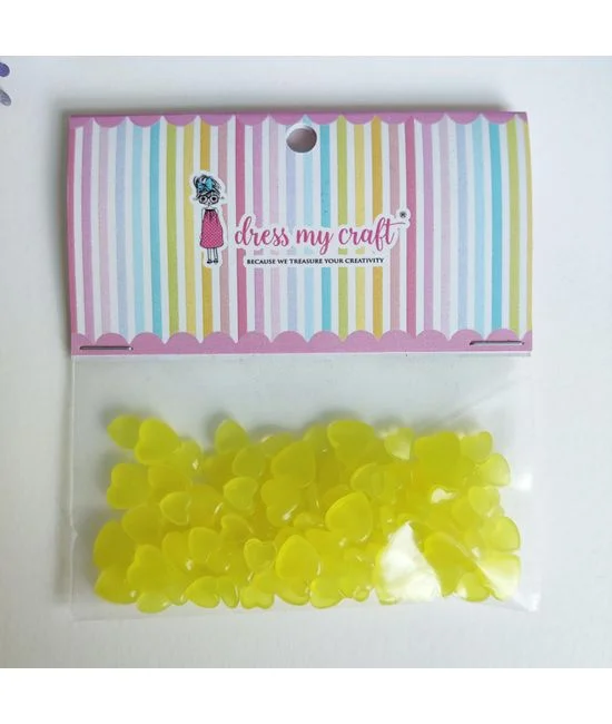 Dress My Craft - Droplets Heart Pastel Yellow Assorted (8gr) Tunics Recommended stylist Dress My Craft - Droplets Heart Pastel Yellow Assorted (8gr) Tunics Recommended stylist