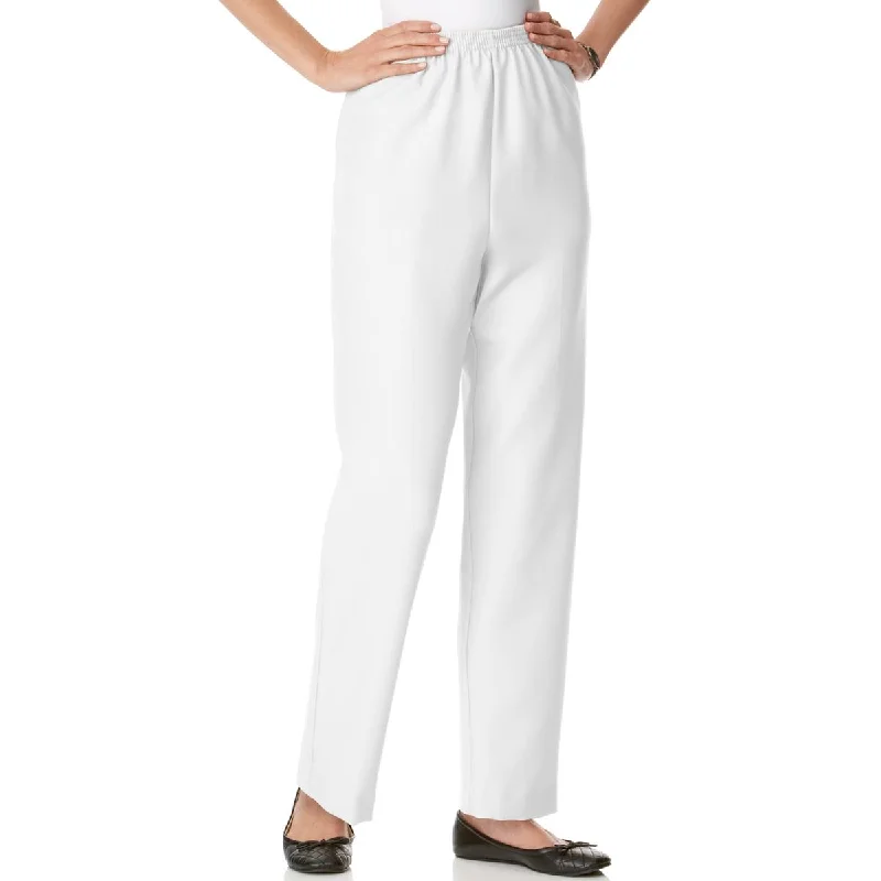 Alfred Dunner Womens Petites Classic Fit Elastic Waist Casual Pants Fashionable Jogger Pants Alfred Dunner Womens Petites Classic Fit Elastic Waist Casual Pants Fashionable Jogger Pants