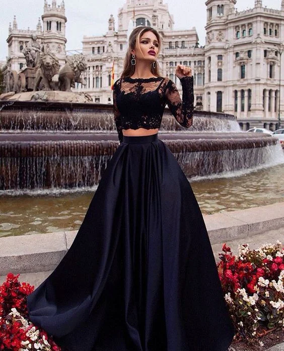 Two Pieces Black Prom Dress 2021, Formal Dress, Evening Dress, Dance Dresses, Graduation Party Dress Tunics Luxurious premium Two Pieces Black Prom Dress 2021, Formal Dress, Evening Dress, Dance Dresses, Graduation Party Dress Tunics Luxurious premium