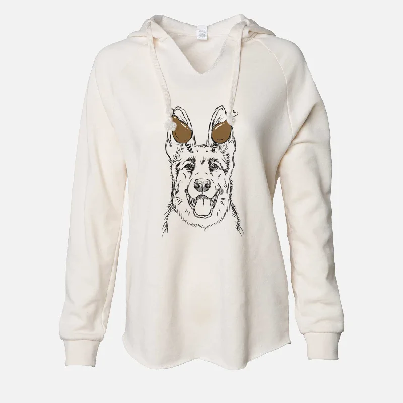 Thanksgiving Brutus the German Shepherd - Cali Wave Hooded Sweatshirt Hoodie with Rhinestones Sparkly Elegant Thanksgiving Brutus the German Shepherd - Cali Wave Hooded Sweatshirt Hoodie with Rhinestones Sparkly Elegant