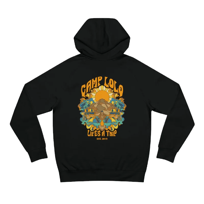 Camp Lolo Trippin' Hoodie Hoodie with Rhinestones Sparkly Elegant