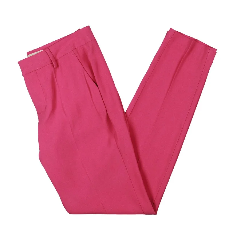 Zadig & Voltaire Womens Mid-Rise Pleated Ankle Pants Cozy Maternity Pants
