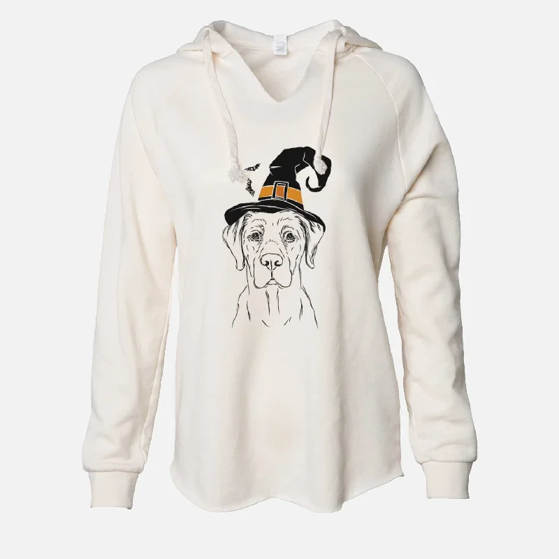 Witch Rowdy the Labrador Retriever - Cali Wave Hooded Sweatshirt Hoodie with Ribbed Cuffs Snug Fit Comfort Witch Rowdy the Labrador Retriever - Cali Wave Hooded Sweatshirt Hoodie with Ribbed Cuffs Snug Fit Comfort