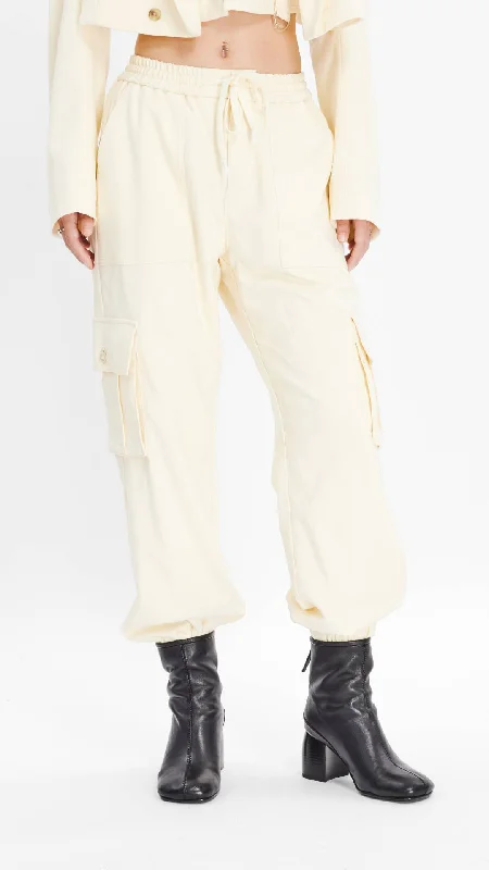 Wool Cargo Pants Cozy Maternity Pants
