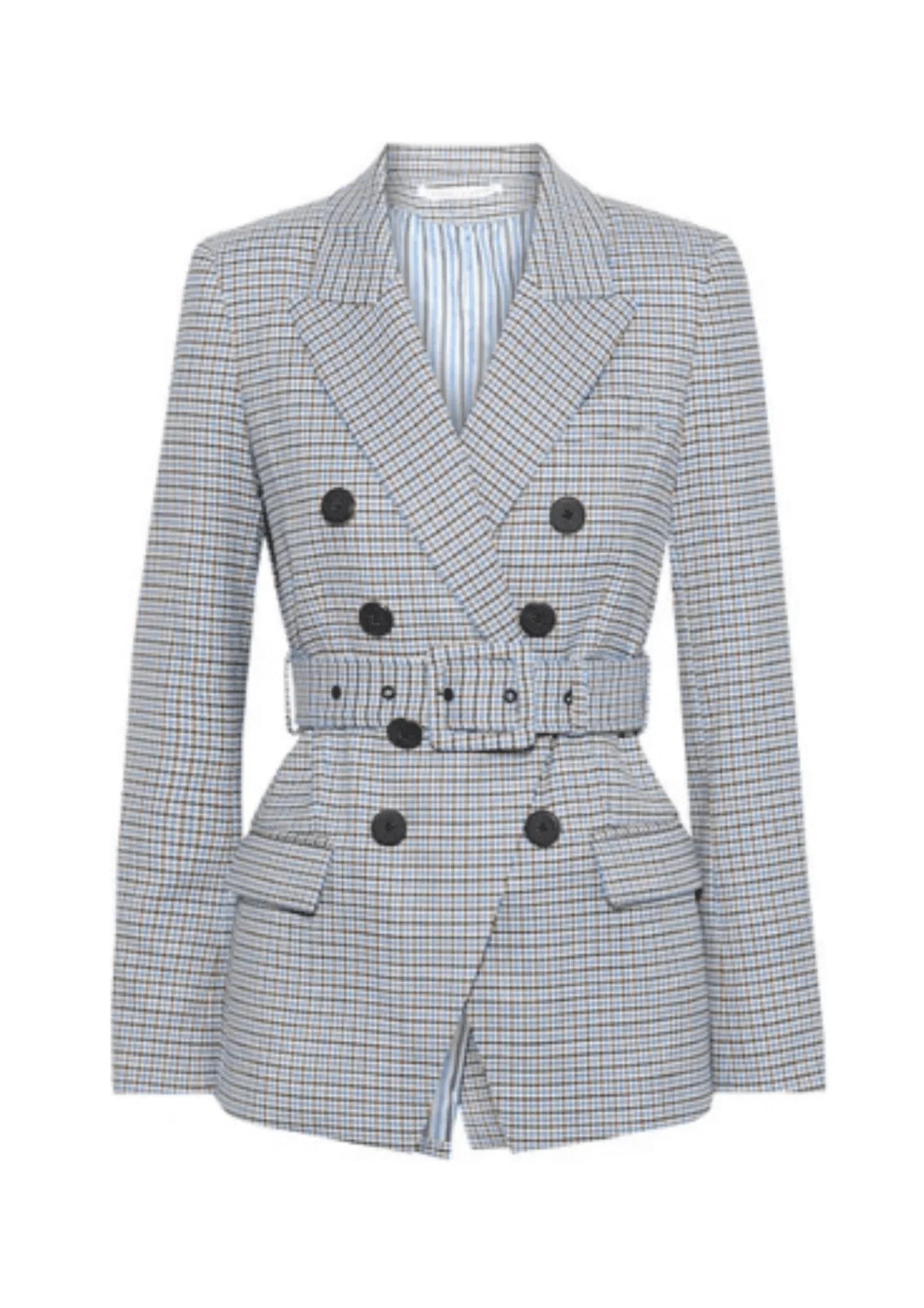 GREY DOUBLE-BREASTED BLAZER Milan Custom Blazer