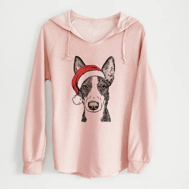 Santa Tigm the Bippet - Cali Wave Hooded Sweatshirt Hoodie with Set-In Sleeves Structured Classic Santa Tigm the Bippet - Cali Wave Hooded Sweatshirt Hoodie with Set-In Sleeves Structured Classic
