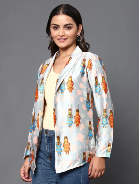 Women's Kathputli Blazer - Khumaar-Shuchi Bhutani Women's Trendy Jacket