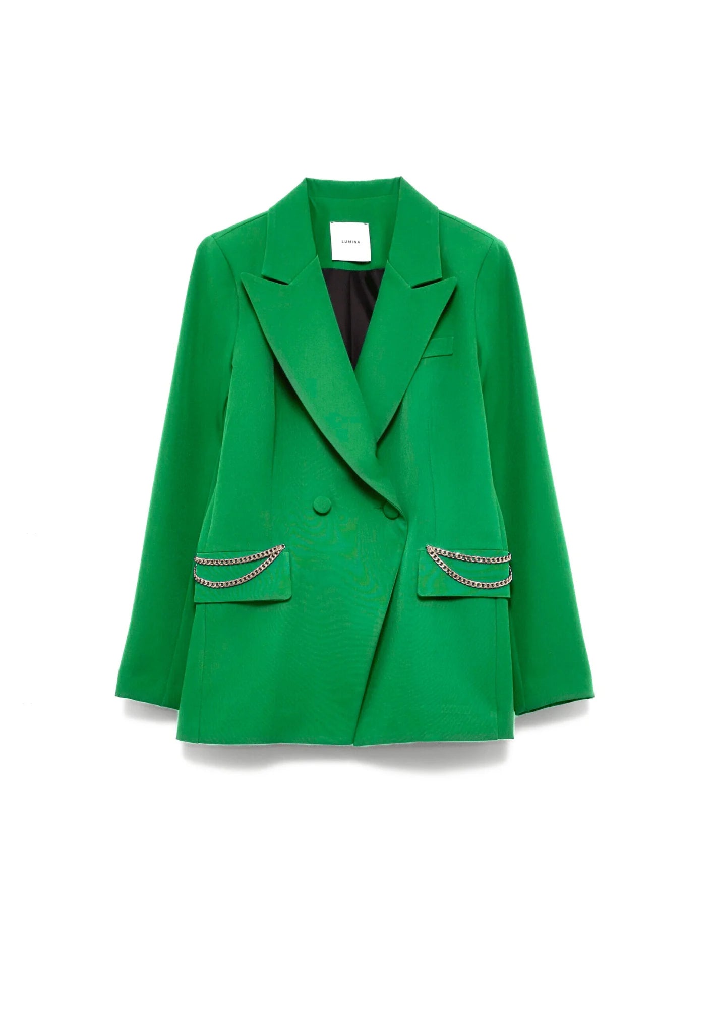 GREEN BLAZER WITH CHAINS Women's Casual Suit