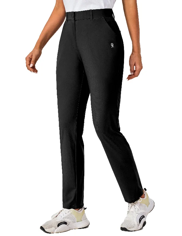 Women's Golf Pants Stretch Quick Dry Lightweight t   Casual Slacks with Pockets Trendy Work Pants