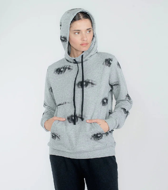 women’s eye hoodie Hoodie with Hood Adjustable Protection