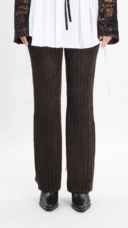 Knitted Pants Chic Wool Trousers