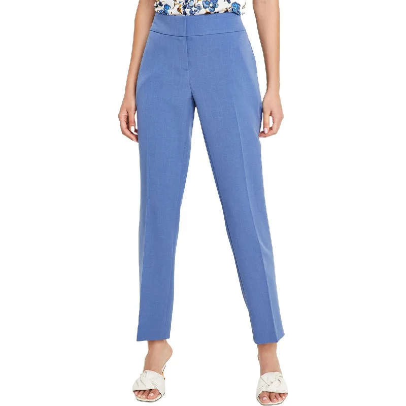 Kasper Womens Mid-Rise  Straight Leg Pants Slim Fit Casual Pants