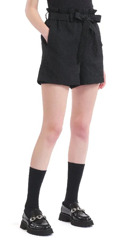 Jacquard Short Pants Casual Sweatpants Style