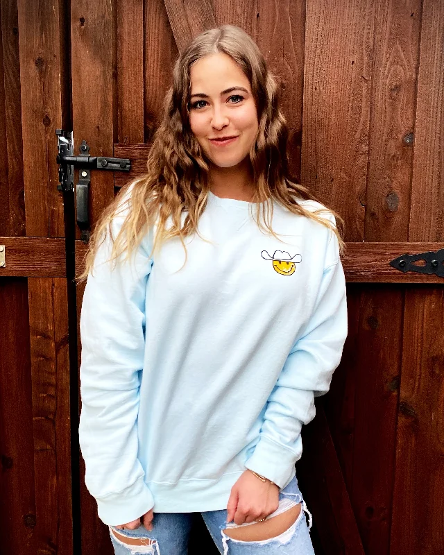 Happy Trails Sweatshirt - Women Hoodie with Slim Fit Tailored Modern