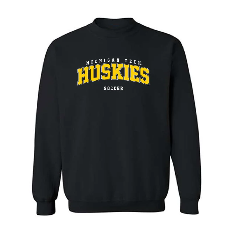 Michigan Tech - NCAA Women's Soccer : Gabrielle Klein - Classic Shersey Crewneck Sweatshirt Hoodie with Hem Raw Edge Edgy Unfinished Michigan Tech - NCAA Women's Soccer : Gabrielle Klein - Classic Shersey Crewneck Sweatshirt Hoodie with Hem Raw Edge Edgy Unfinished