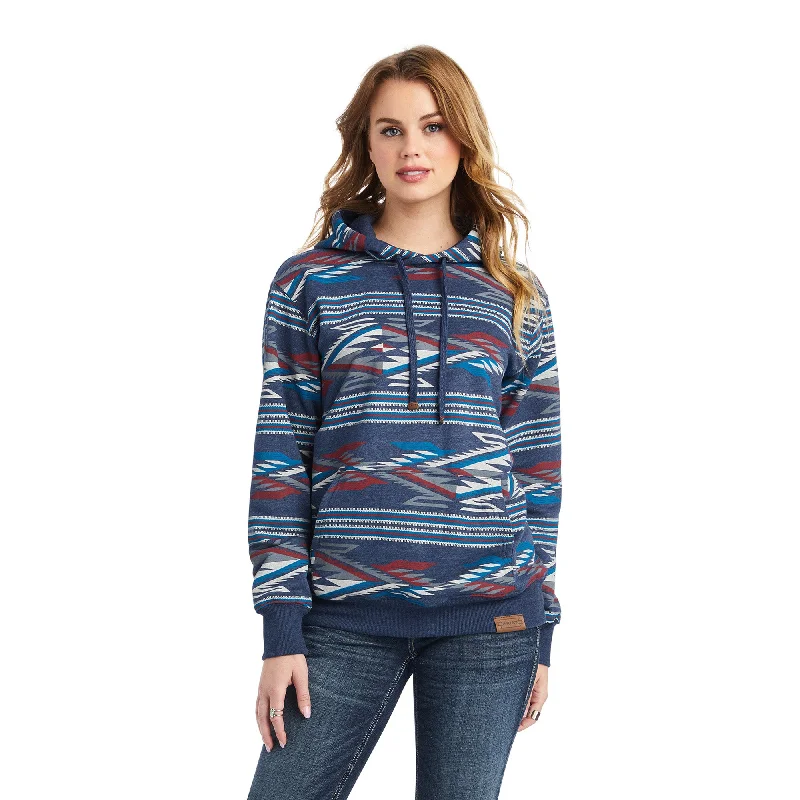 Women's Ariat All Over Print Chimayo Hoodie #10042137-C Hoodie Jacket Zipper Layering Women's Ariat All Over Print Chimayo Hoodie #10042137-C Hoodie Jacket Zipper Layering
