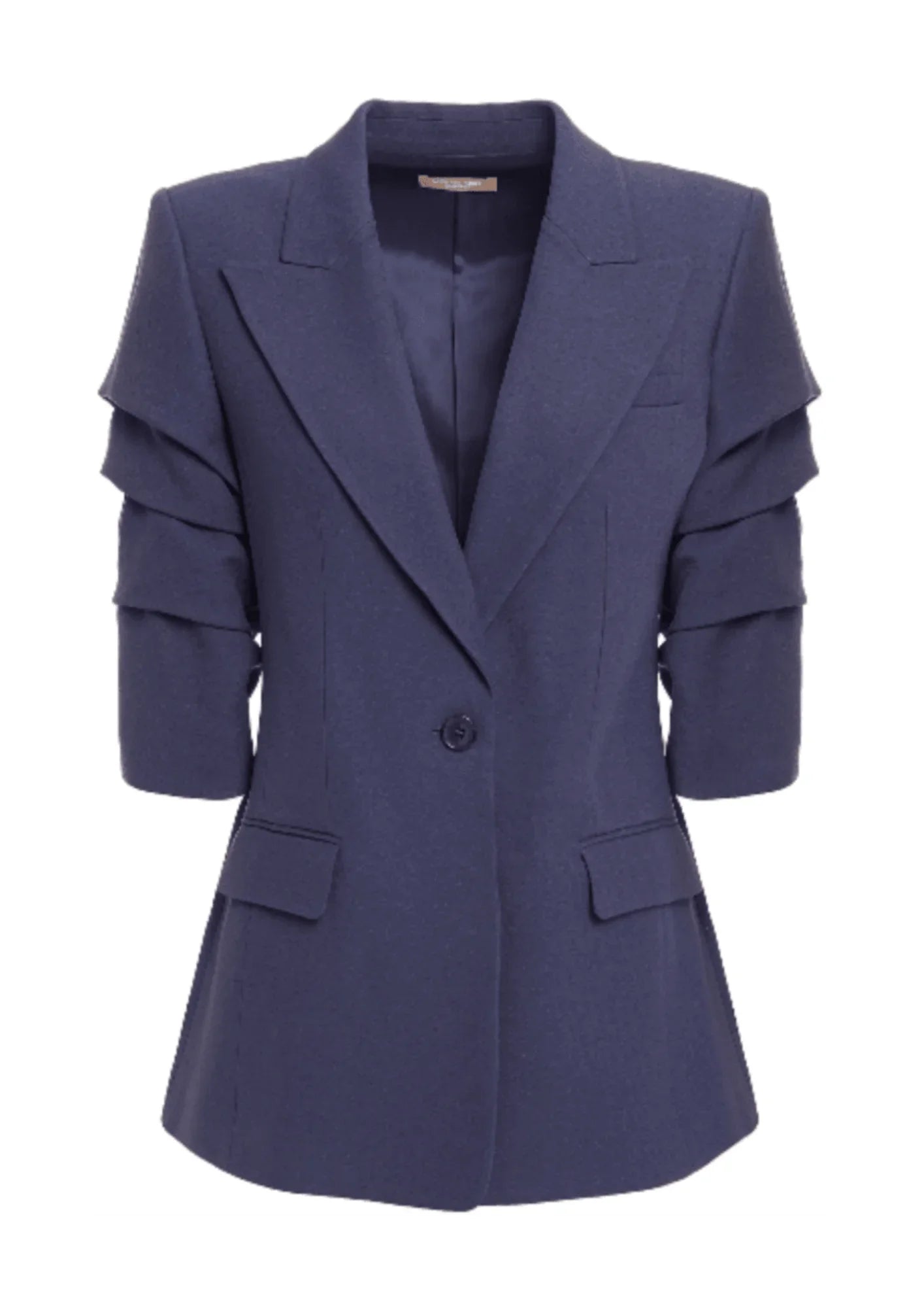 DARK BLUE CREPE BLAZER Women's Fashion Blazer