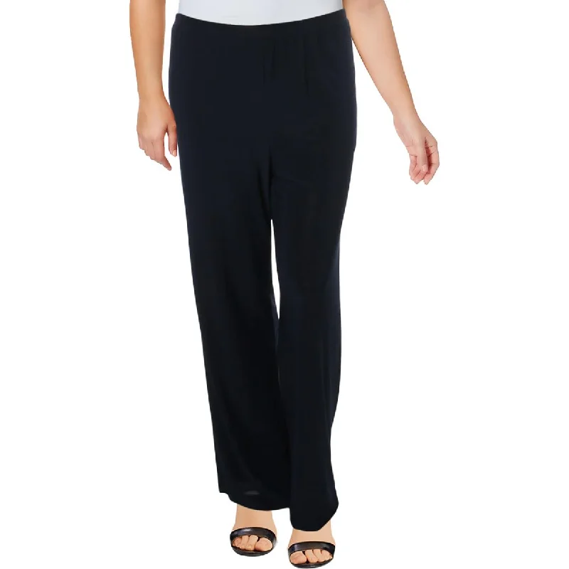 R&M Richards Womens Knit Office Dress Pants Lightweight Linen Pants