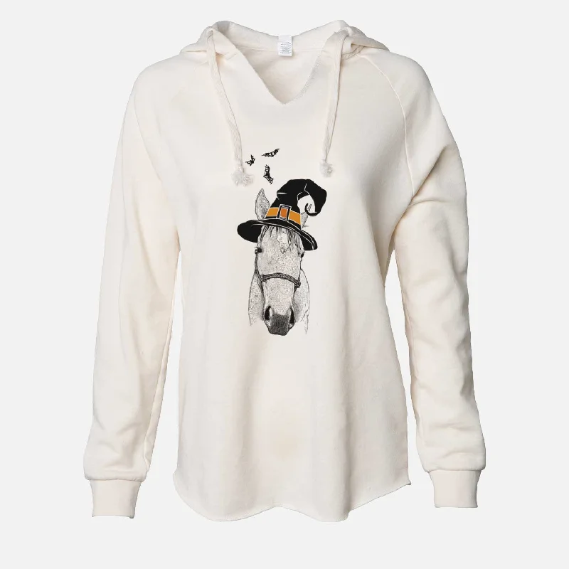 Witch SeaBee the Quarter Horse - Cali Wave Hooded Sweatshirt Hoodie with Patch Decorative Personalized Witch SeaBee the Quarter Horse - Cali Wave Hooded Sweatshirt Hoodie with Patch Decorative Personalized