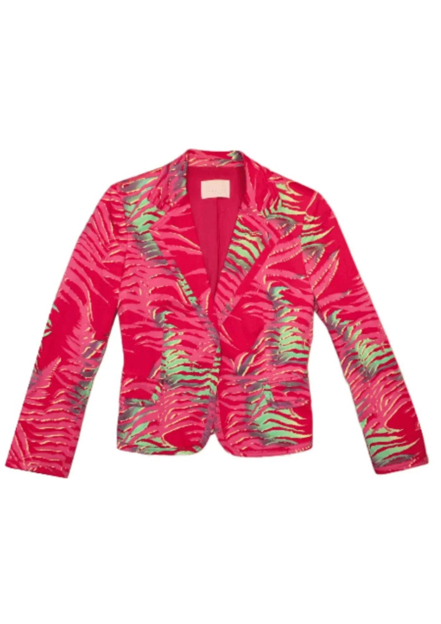 MULTICOLOURED PRINTED BLAZER Women's Short Blazer