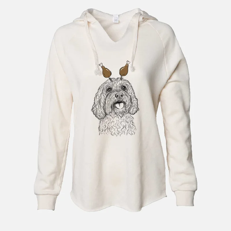 Thanksgiving Cali the Cavapoo - Cali Wave Hooded Sweatshirt Hoodie with Lining Warm Insulated