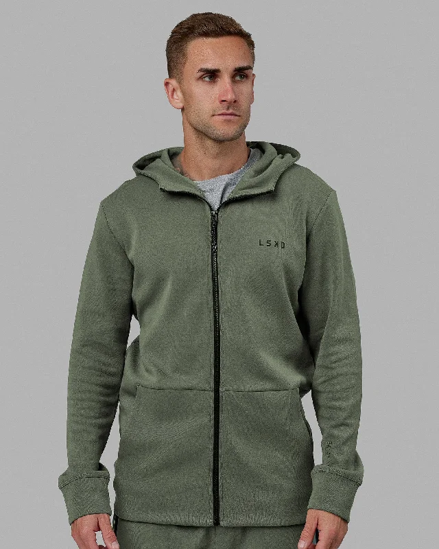 Athlete ForgedFleece Zip Up Hoodie - Dark Forest Graphic Hoodie Design Print
